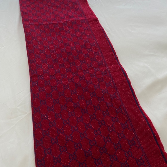Gucci jacquard reversible scarf new - Picture 3 of 5
